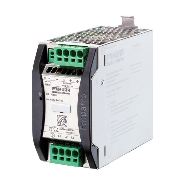 Murrelektronik Emparro Power Supply 3-PHASE, IN: 360 - 500VAC OUT: 24-28V/20ADC, Power Boost 85692 - main